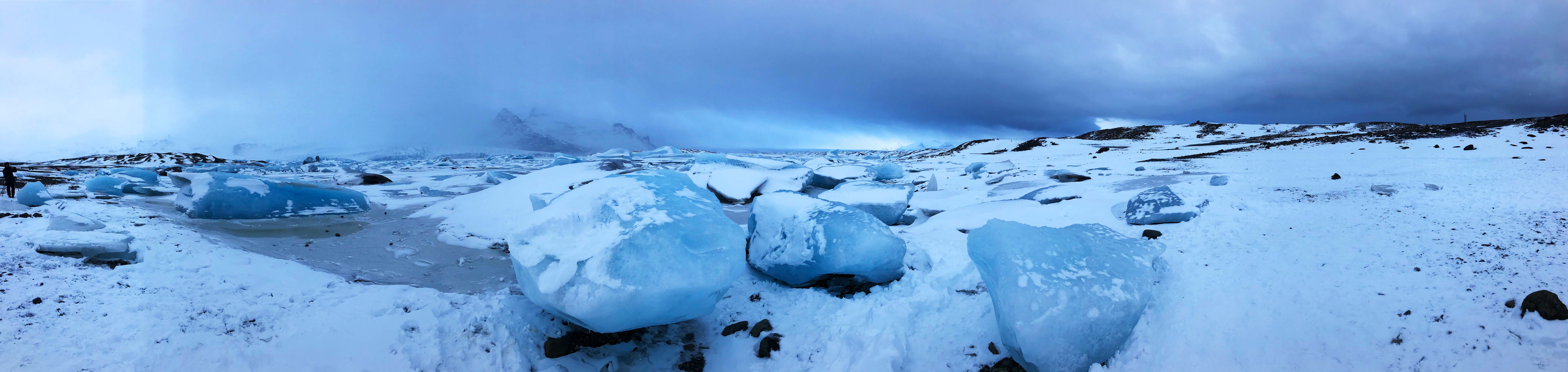 Fjallsálón, Iceland. Panorama